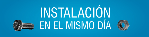 Servicio de instalacion en el mismo dia
